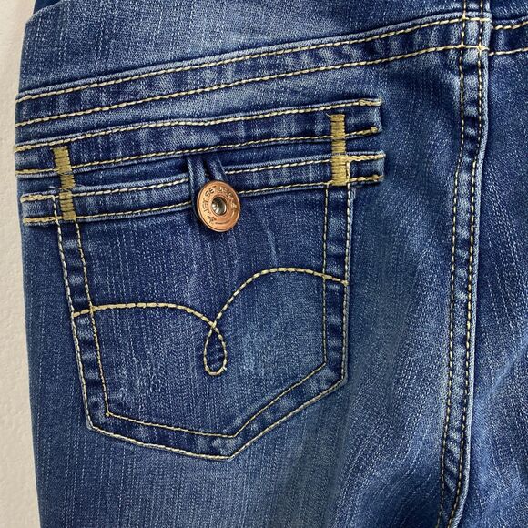 Jet Set Motherhood Maternity Jeans Small Full Belly Panel Pullon Flared Low Rise - Picture 7 of 16